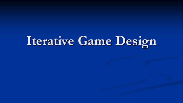 Click here for the next slide - Ian Fischer, Ensemble Studios - Iterative Process in Game Development